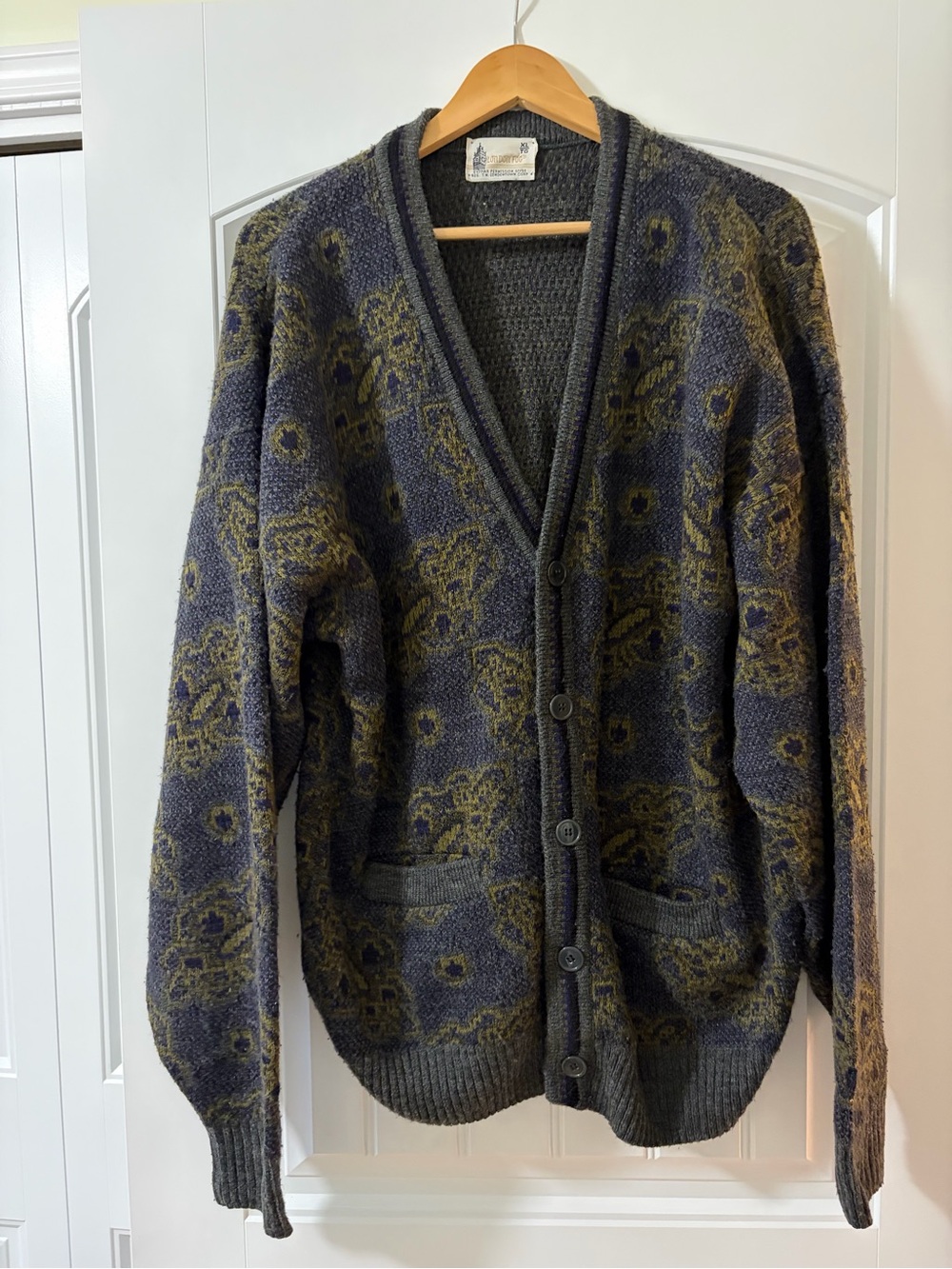 Vintage London Fog Wool Blend Cardigan Men’s XL
